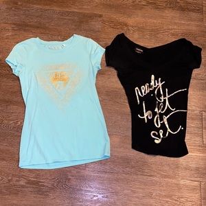 *SET OF 2* Guess and Bebe graphic tees